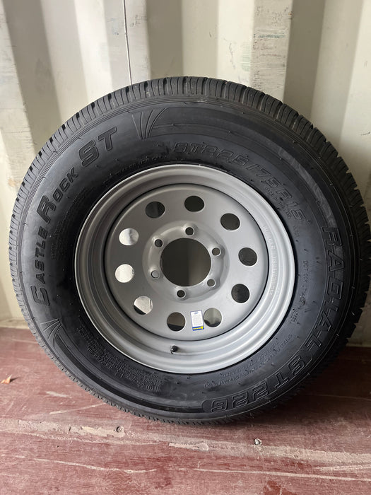 Trailer Tire & Wheel 225/75R15-E 6 ON 5.5"