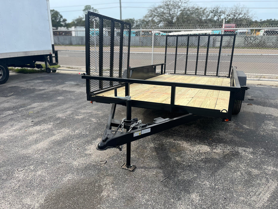 Utility Trailer 7x14 W/ Side Load Gate